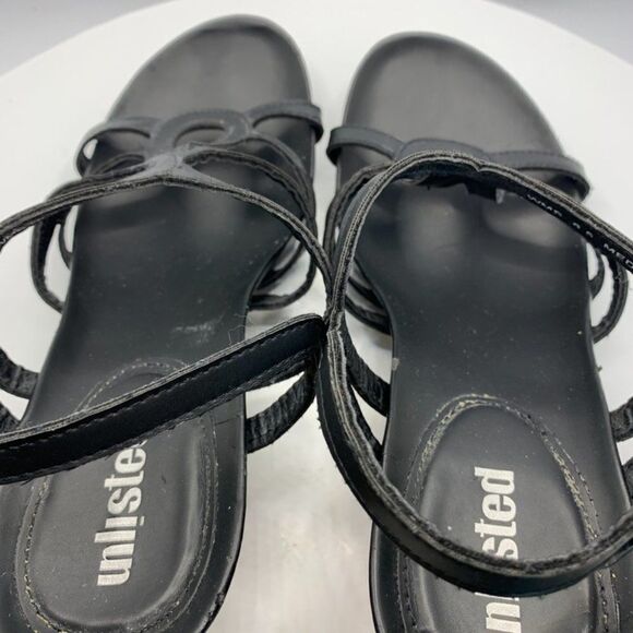 Unlisted Multi Color Stripe Sandal Wedge - Picture 8 of 8